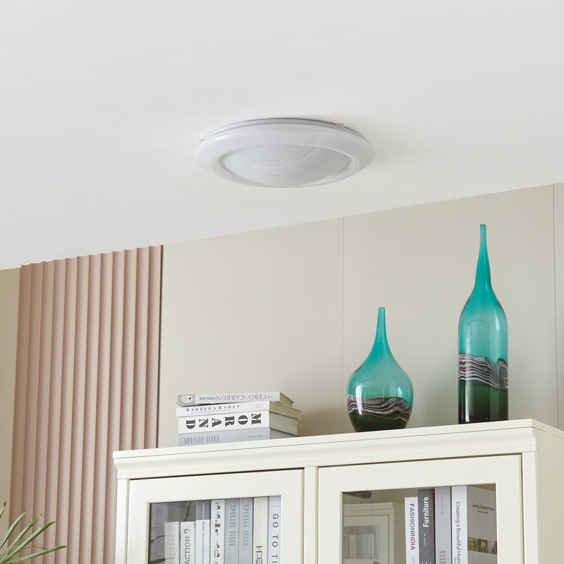 Lindby Deckenleuchte LED Lampe Tejask RGBW dimmbar Leuchte Ø41cm weiß - 4251911762341