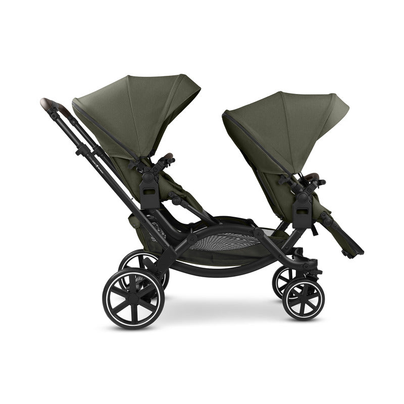 ABC DESIGN Zoom 2 Avocado Zwillingswagen mit UV-Schutz und 5-Punkt-Gurt - 4045875416019