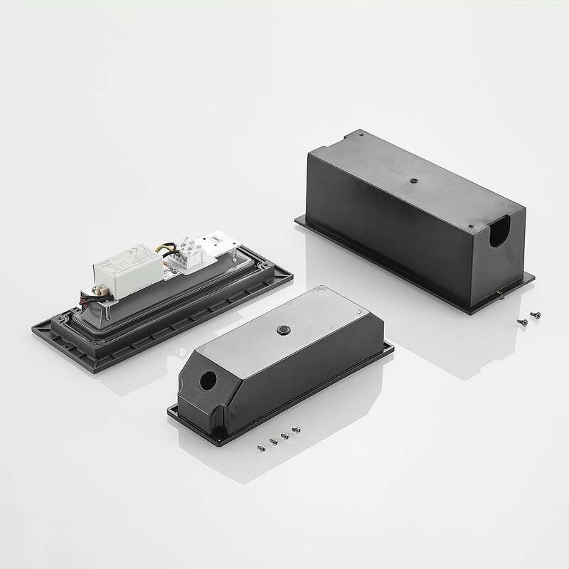 Lucande LED-Wandeinbauleuchte Jaano anthrazit 11W IP65 für Außenbeleuchtung - 4251096583304