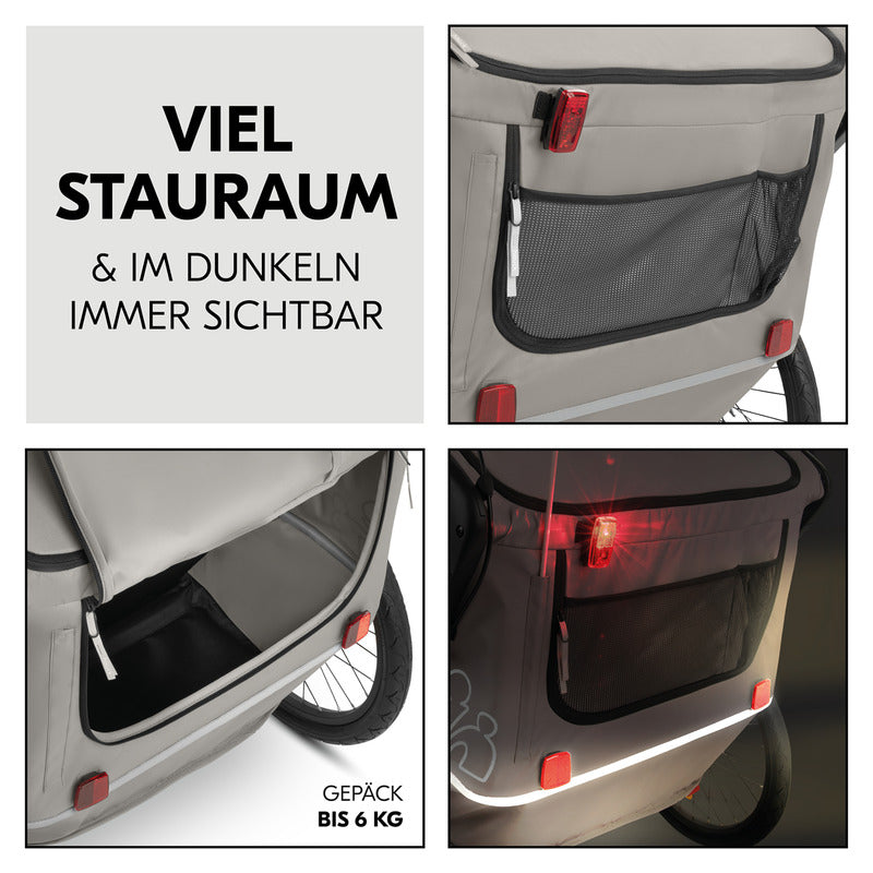 Hauck Fahrradkinderanhnger Bike N Walk Duo, Für 2 Kinder, Inkl. Deichsel - 4007923515082