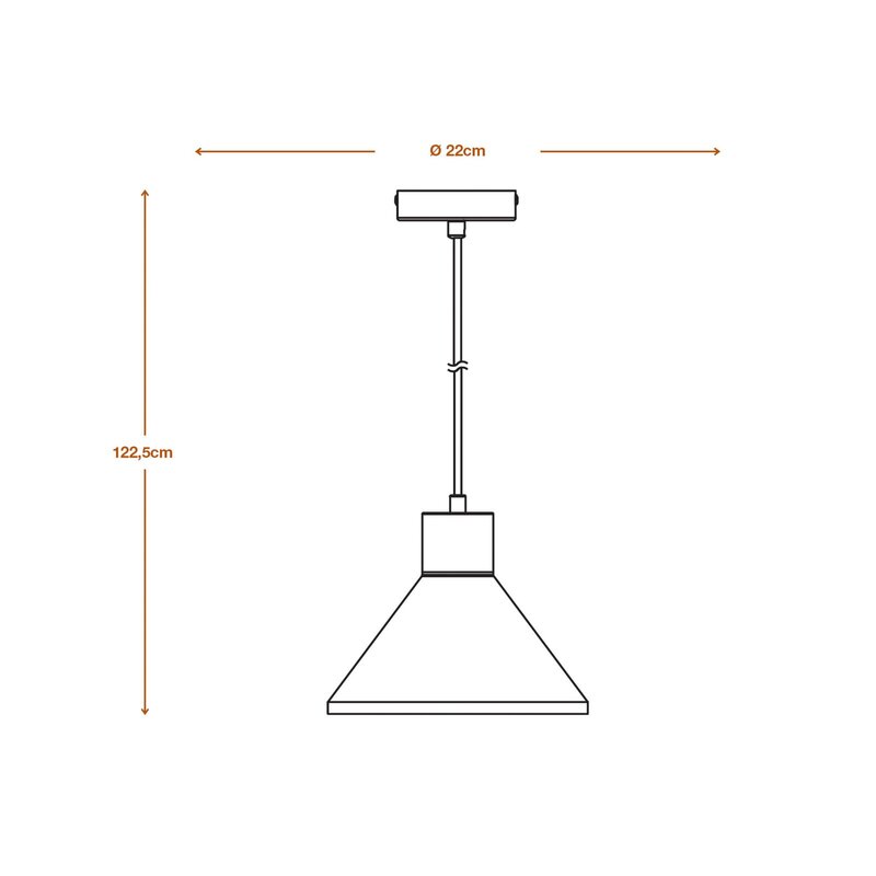 LEDVANCE Hängeleuchte Pendelleuchte Betonleuchte grau Ø22cm Beton Concrete Wo471 - 4058075838345