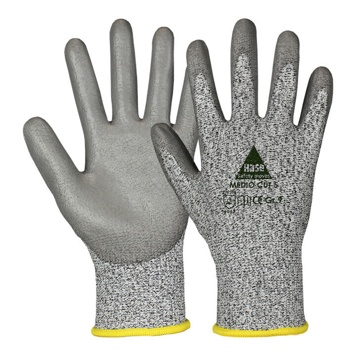 Hase Montagehandschuhe Arbeitshandschuhe Schnittschutz Handschuhe Größe 7 10Paar - 4018949508477