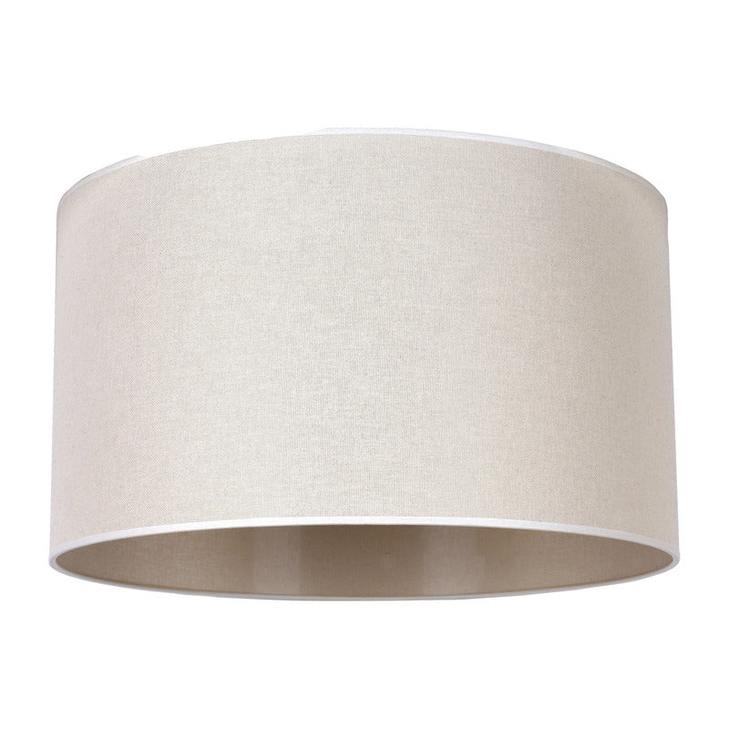 Duolla Lampenschirm Schirm Roller Baumwolle beige Ø 40 cm Höhe 22 cm Ersatz - 5903240292981