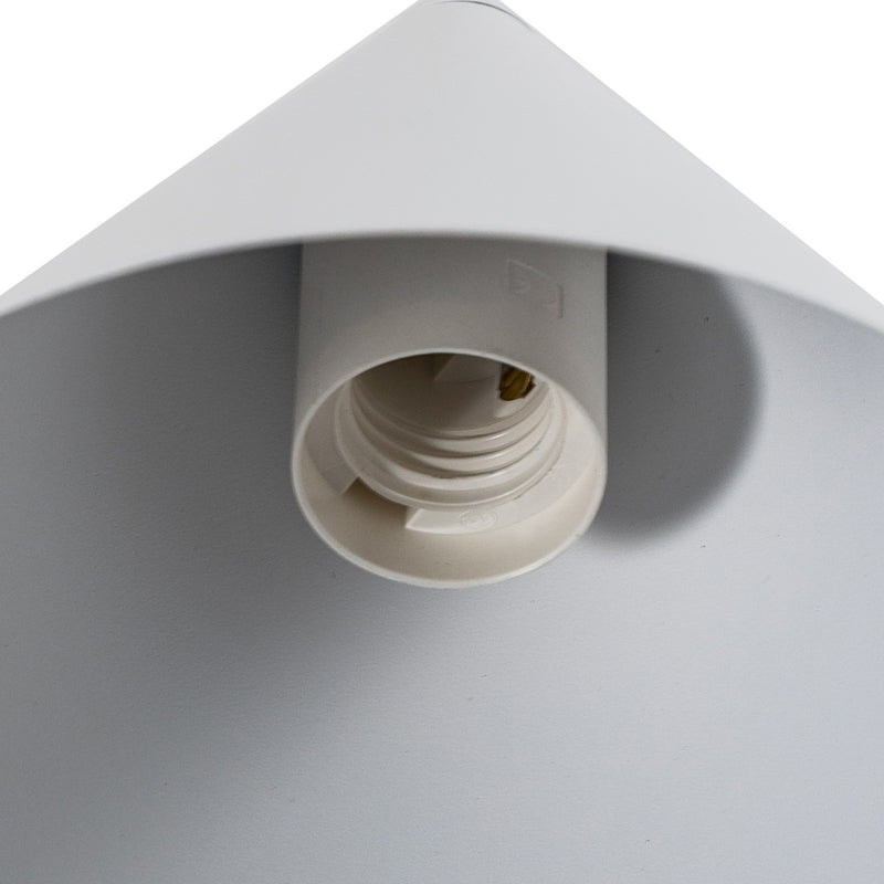 Hängeleuchte Cono Leuchte Lampe weiß Stahl Ø 19 cm einflammig - 5906135100071