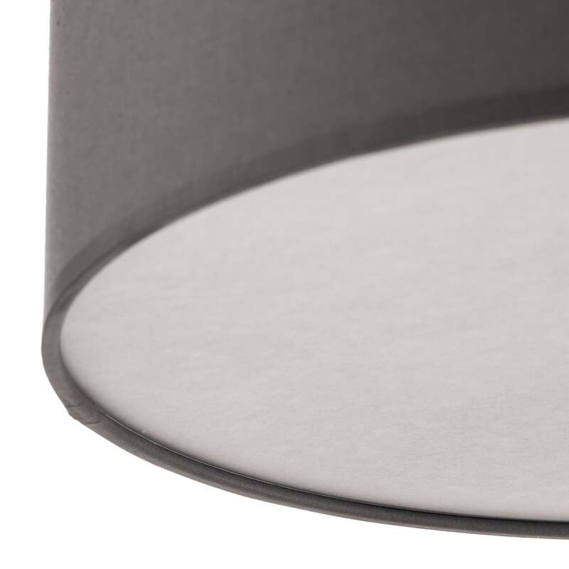 TK-Lighting Deckenleuchte Rondo grau LED Lampe dimmbar Metall Ø 30 cm 13 cm hoch - 5901780533328