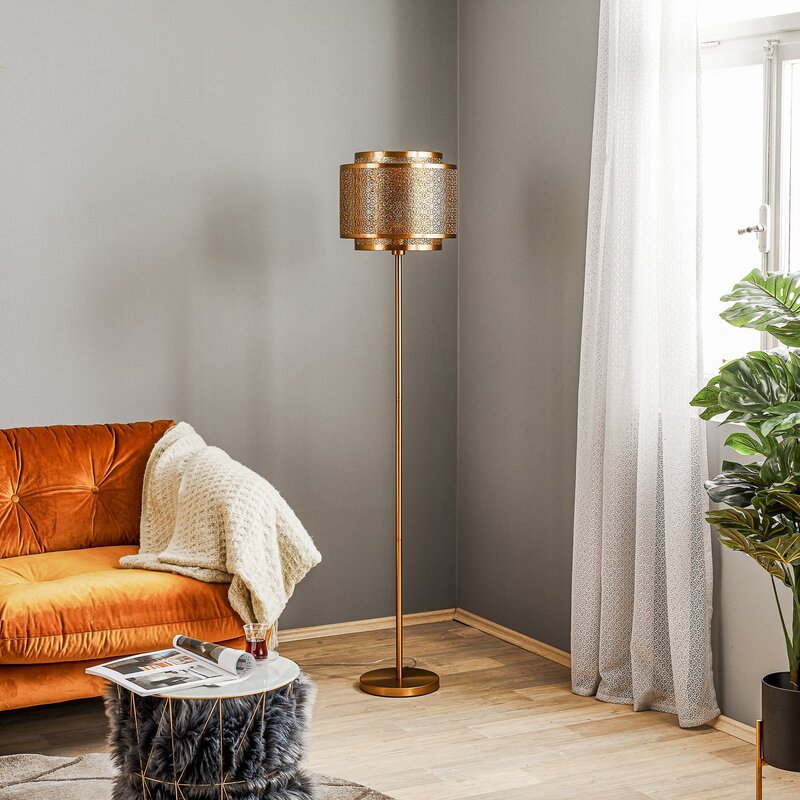 By Rydéns Hermine Stehleuchte Stehleuchte Lampe Leuchte Wohnzimmerlampe messing - 7391741001801