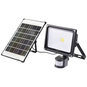 B-Ware Sygonix SY-5461110 Solar-Spot mit Bewegungsmelder 30 W Neutralweiß Schwarz Solar