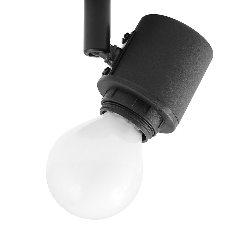 Lindby Deckenleuchte Vasilia 4-flammig LED Lampe dimmbar schwarz gold 70x12cm - 4251911791365