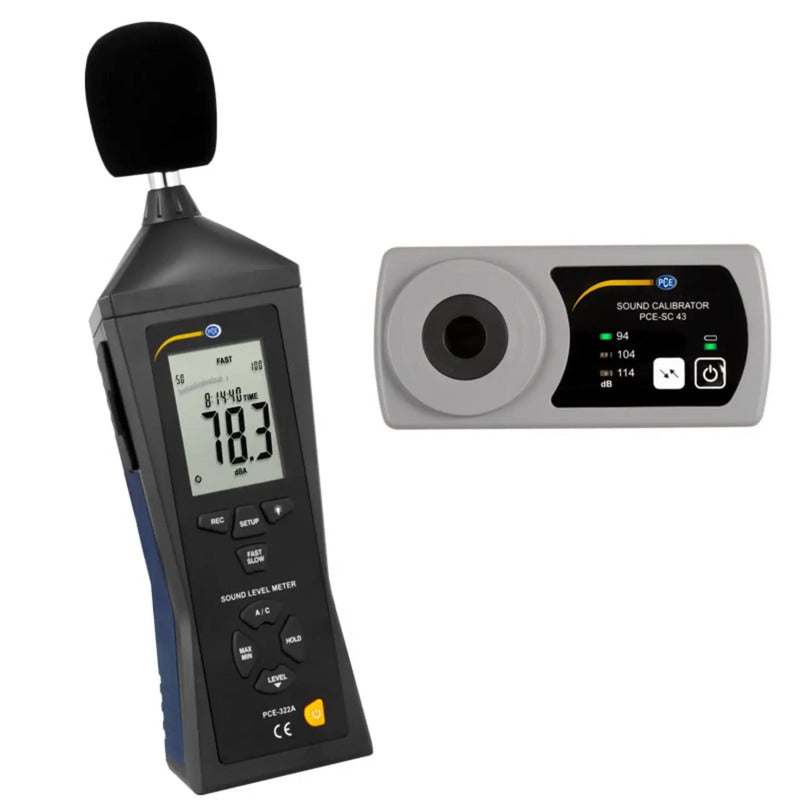 PCE Instruments Schallpegel-Messgerät PCE-322-SC43 Loggerfunktion 50h Messung - 4250348730602
