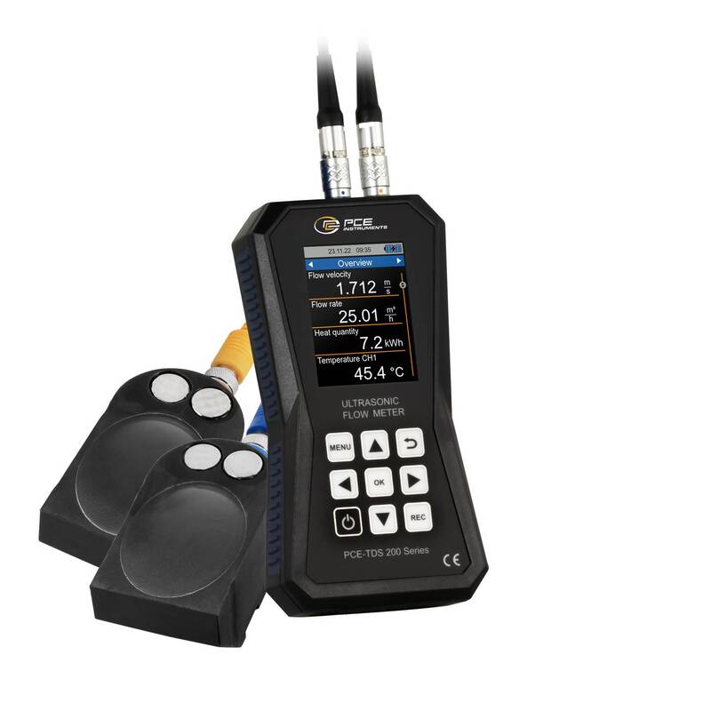 Ultraschall Durchflussmessgerät Strömungsmesser PCE PCE-TDS 200 L Datenlogger - 4250348731234