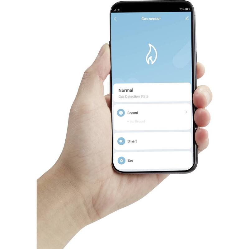 Sygonix Gasmelder Gaswarnmelder Warnmelder Melder Methanmelder mit App-Steuer192 - 4064161200873