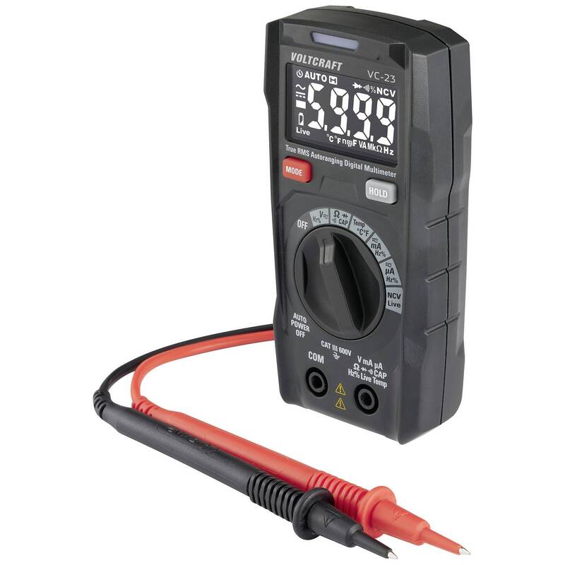 VOLTCRAFT VC-23 Digitales Hand-Multimeter Strommesser Spannungsmesser Messgerät - 4064161317618
