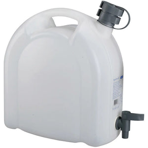 B-Ware Pressol Wasserkanister 15l HDPE mit Auslaufhahn Tragegriff lebensmittelecht weiß