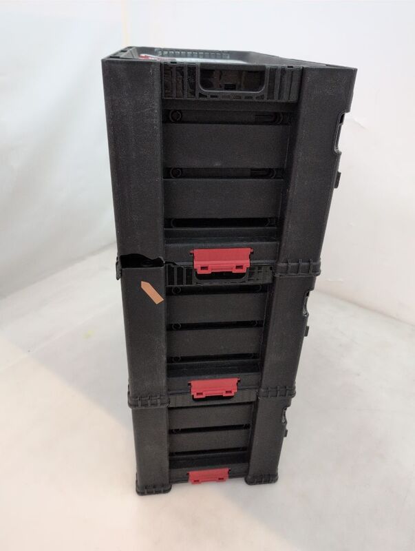 Keter Werkstattwagen schwarz 7 Schubladen Werkzeugwagen Handwerkzeug 60x38x83cm - 7290106925144