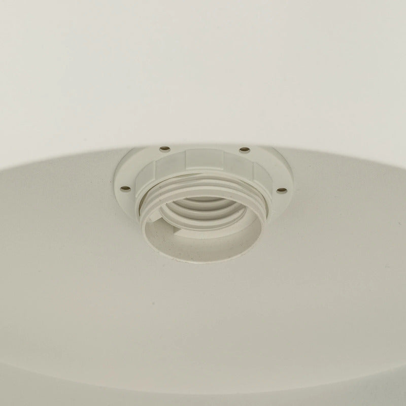 Hängeleuchte Vitrum Pendelleuchte Lampe rund weiß Zylinder Stahl  Ø 27 cm - 5905143287323