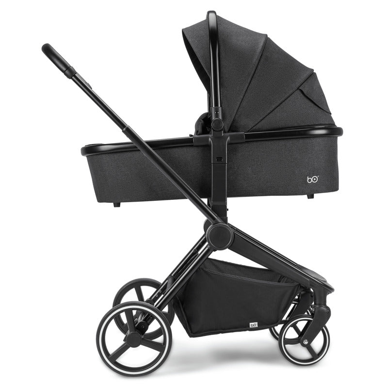 B.O. StartKlar Kinderwagen Buggy Comet Black Melange Sportwagen 5-Punkt-Gurt - 4016428011135