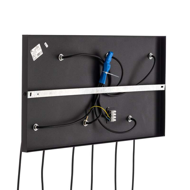 TK-Lighting Hängeleuchte Marco Green 6-flammig LED dimmbar schwarz gold 65x35cm - 5901780533281