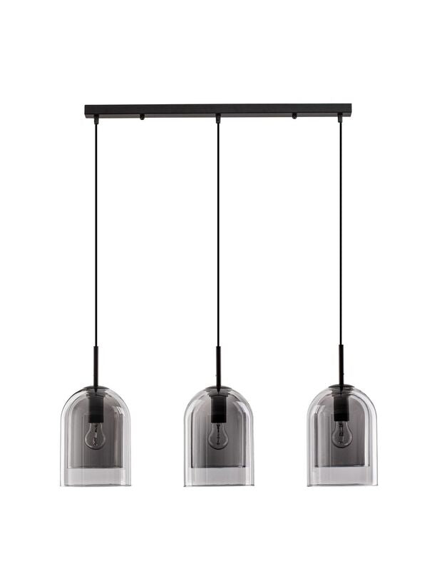 Nova Luce Pendelleuchte Hängeleuchte VELOR E27 LED Schwarz dimm SIEHE TEXT/FOTO - 5212017431196