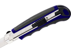 B-Ware LUX-TOOLS Cuttermesser 25 mm Präzisionsmesser mit 3 Klingen für Handwerk
