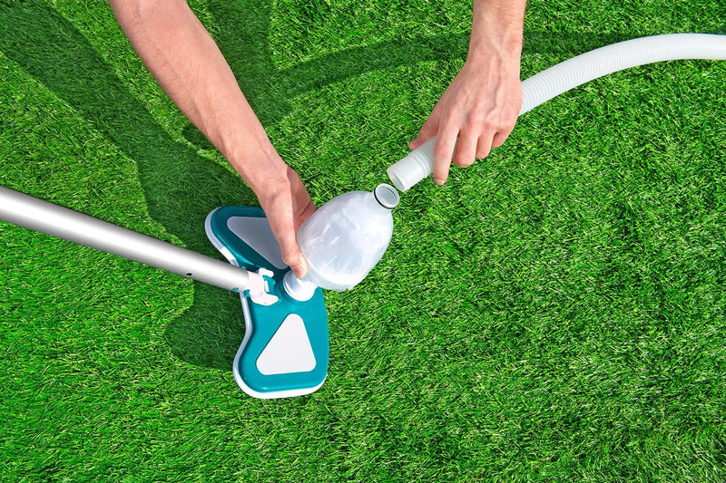 Bestway Poolpflege Basis-Set AquaClean mit Poolsauger und Kescher für 610cm - 6941607346785