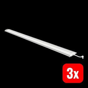 3x B-Ware The Light Group SLC Click Auflicht-Modul LED Lampe dimmbar weiß 112cm CCT