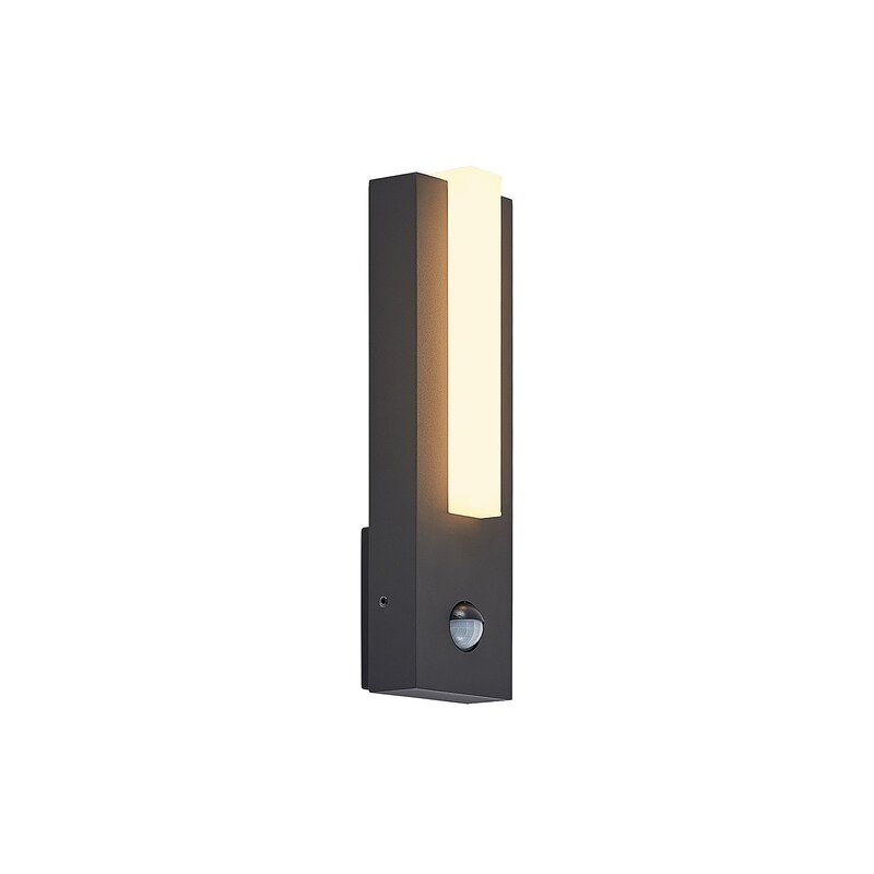 Lucande Außenwandleuchte Wandlampe LED Bewegungsmelder graphitgrau IP54244 - 4251096594539