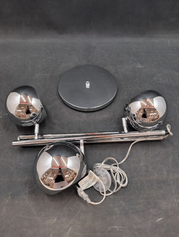 KARE Stehleuchte Calotta 3-flammig Lampe Leuchte chrom drehbar 151cm Metall - 4025621698418