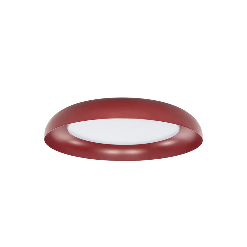 Lindby Deckenleuchte Florie LED Lampe Leuchte rot weiß Ø40cm 3000K 1200Lumen - 4255830911408