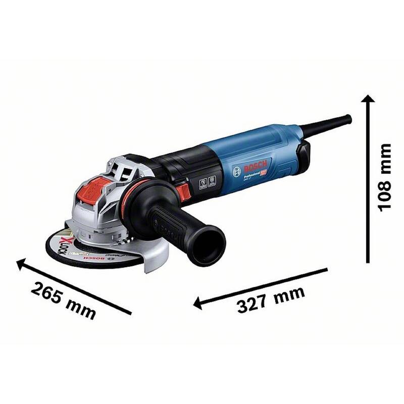 Bosch GWX 17-125 S Winkelschleifer 1700 W 125 mm B-Ware 2800-11500 U/min - 2050010606028