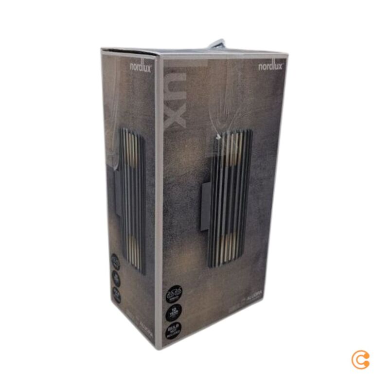 Nordlux Außenwandleuchte Aludra Double anthrazit 2-flg. LED Wandleuchte IP54 - 5704924022128