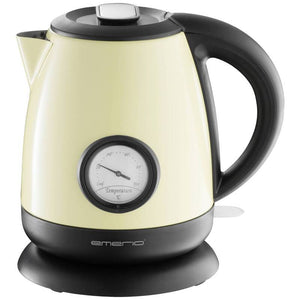 B-Ware EMERIO WK-109795.2 Wasserkocher Wassererhitzer Glaskocher schnurlos Schwarz Gelb