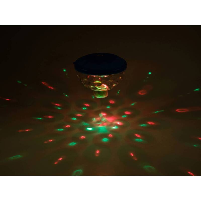 Eurolite Poolbeleuchtung LED Schwimmbadlampe transparent schwimmend 120mm Ø142mm - 4026397687699
