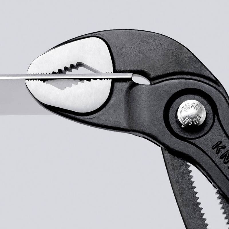 Knipex Wasserpumpenzange Zange 125 mm Chrom-Vanadium Elektrostahl  8701125 COBRA - 4003773069935