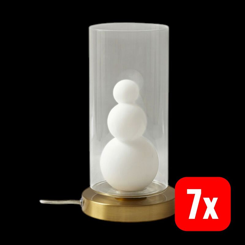 Lindby Tischleuchte Kupla LED Lampe Tischlampe Leuchte Glas Ø20cm klar opal - 4251911796469