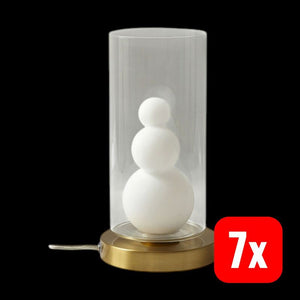 B-Ware Lindby Tischleuchte Kupla LED Lampe Tischlampe Leuchte Glas Ø20cm klar opal