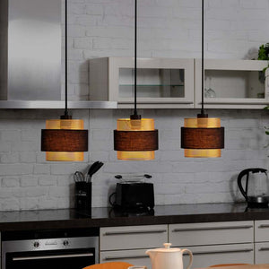 B-Ware Osram Hängeleuchte Pendelleuchte Decor Hornet Schwarz Gold Wohnzimmer Lampe