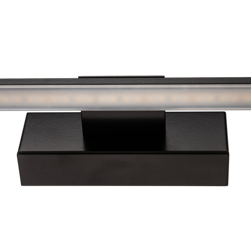 Miroir Wandleuchte Wandlampe LED Leuchte schwarz warmweiß Aluminium Kunststoff - 5903148515090