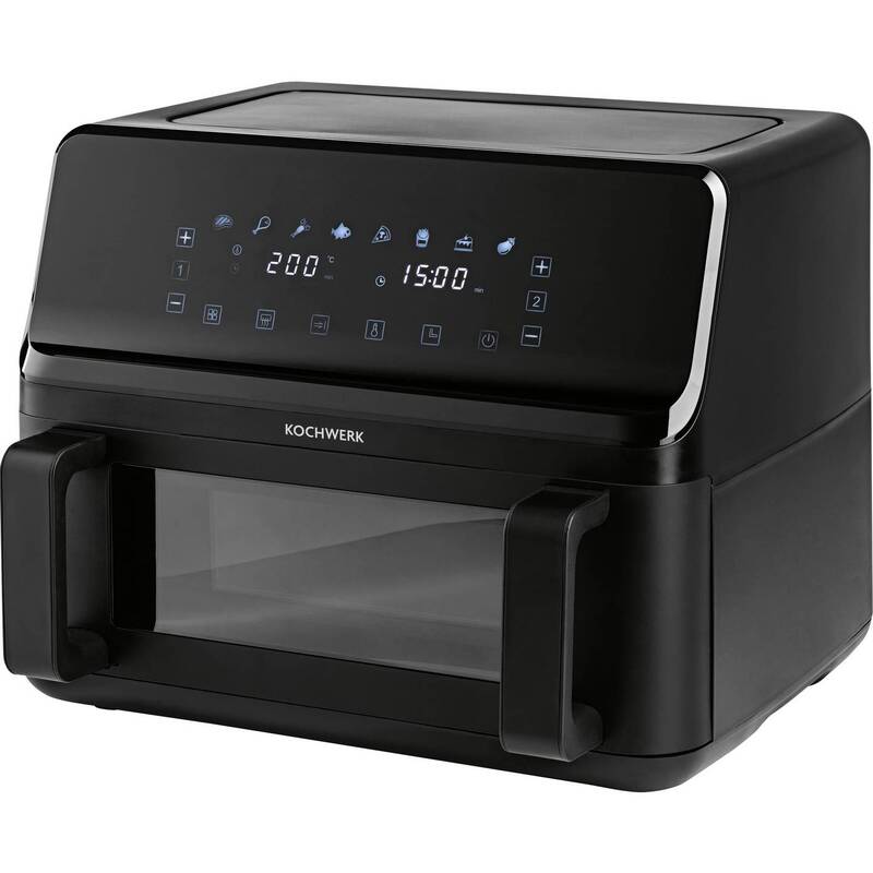 Rachs Kochwerk Heißluftfritteuse 9l Fritteuse Airfryer 2 Kammern 60 Min Timer - 4067522062240
