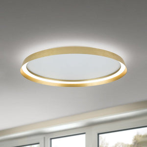 B-Ware ORION LED Deckenlampe Pendelleuchte Manta goldfarben Alu SIEHE TEXT/FOTO