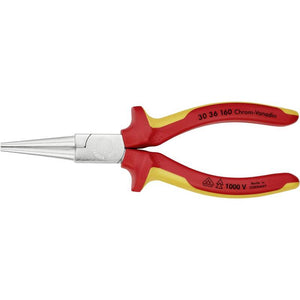 B-Ware Knipex Rundzange VDE Zange Chrom-Vanadium Elektrostahl 160mm gerade 141g