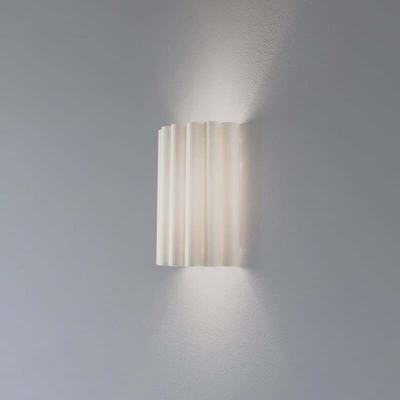 Duolla Wandleuchte Wandlampe Aria Microfaser creme E27 LED Lampenschirm - 5902249070804