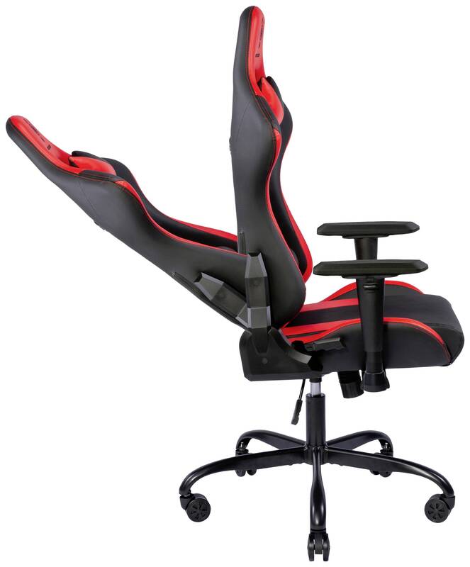 DELTACO GAMING GAM-096-R Gaming-Stuhl Schwarz Rot Möbel Büromöbel SIEHE TEXT - 7333048051479