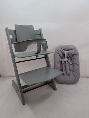 B-Ware STOKKE Hochstuhl Tripp Trapp Babystuhl Kinderhochstuhl Glacier Green 3-teilig