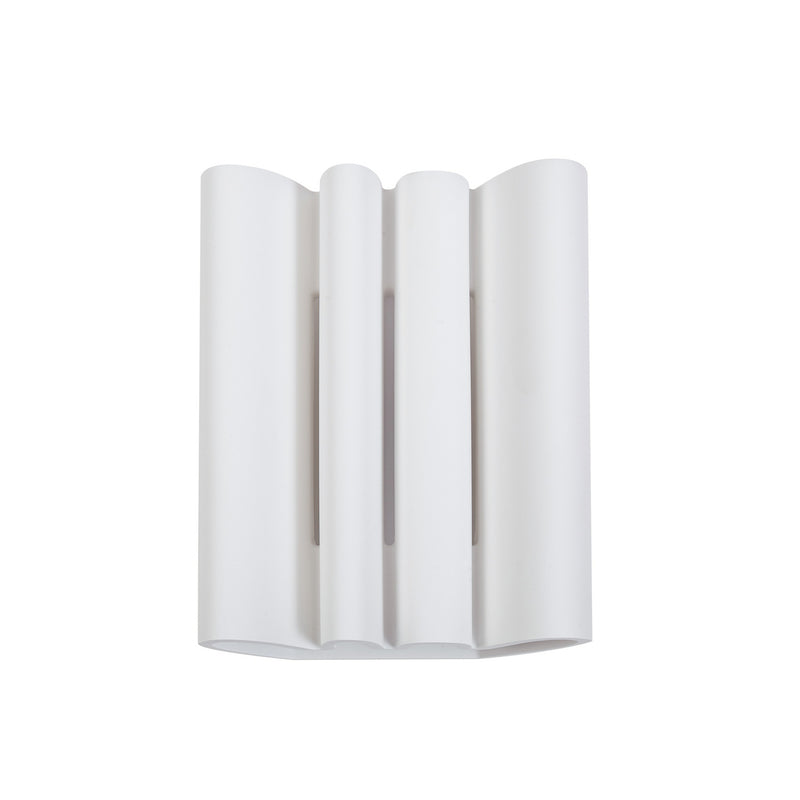 Lindby Wandleuchte Novali LED Wandlampe Gips dimmbar weiß 26cm 2-flammig - 4251911797718