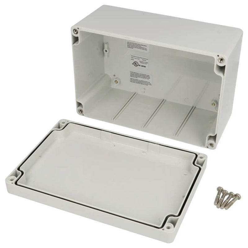 Hammond Electronics Gehäuse wasserdicht 1554FL2GY Polycarbonat grau 119x89x45mm - 0623980425597