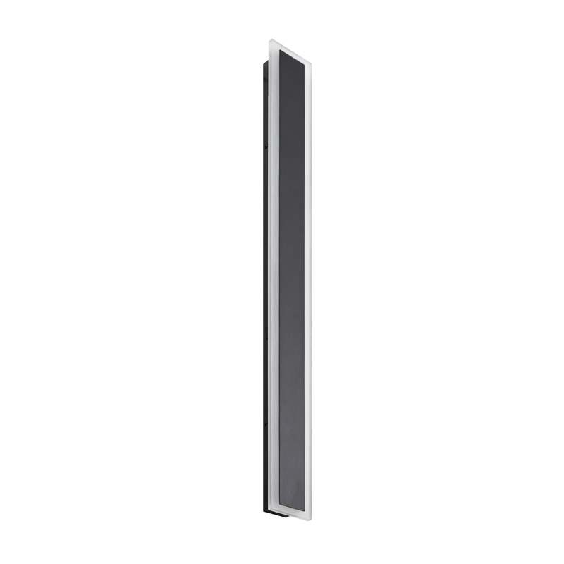 Lucande Außenwandleuchte Ilora LED Gartenlampe schwarz 100cm CCT IP65 4080lm - 4255830910500