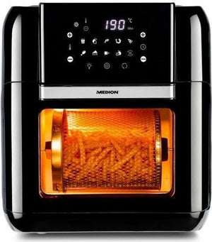 B-Ware Medion Air Fryer Multifunktions-Heißluftfritteuse Fritteuse 10L SIEHE TEXT/FOTO