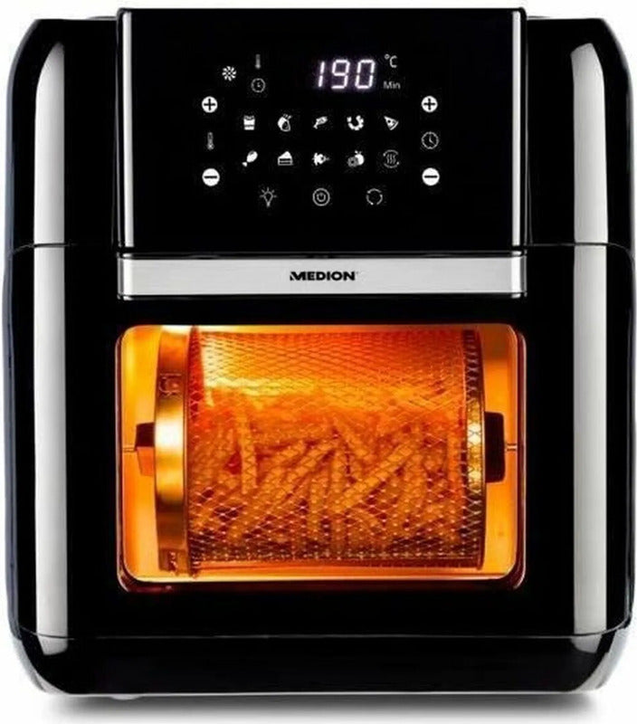 Medion Air Fryer Multifunktions-Heißluftfritteuse Fritteuse 10L SIEHE TEXT/FOTO - 4061275211788