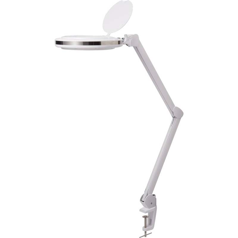 Toolcraft LED Lupenleuchte dimmbar 730lm 3x Vergrößerung Tischklemme 12,7cm - 4064161205151