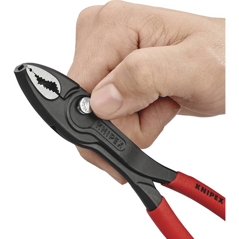 Knipex Frontgreifzange 200 mm Chrom-Vanadium Stahl 4-22 mm Klemmschutz - 4003773087243